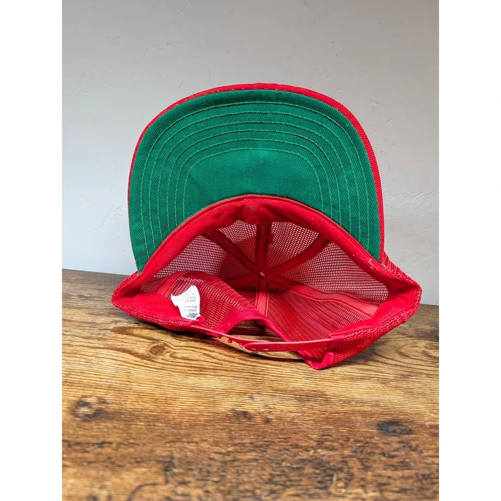 Vintage Coors Banquet Beer Trucker Hat Red Mesh‎ Snapback Swingster Made in USA